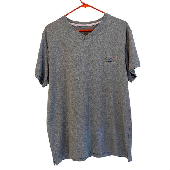 Greg Norman Grey‎ V Neck Sleep Short T Shirt - Picture 1 of 4